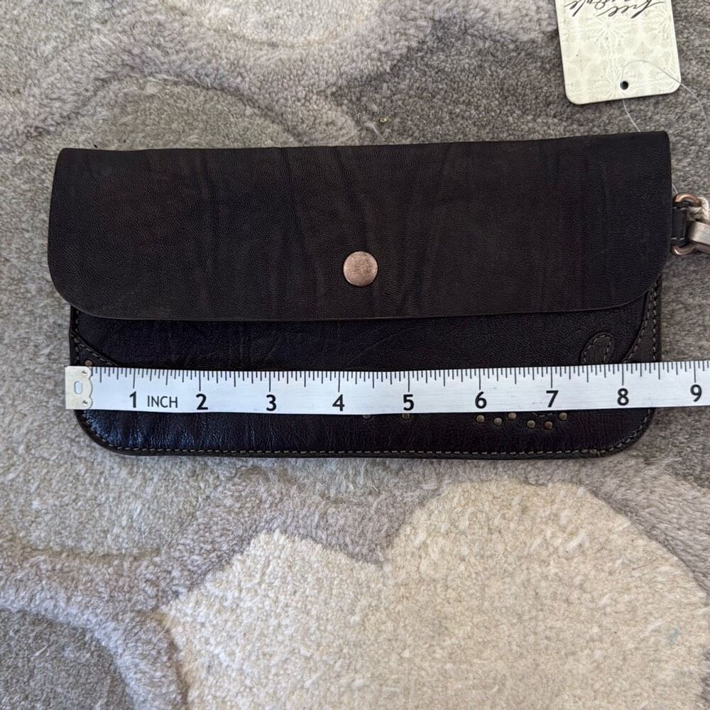 Free People We The Free Western Stud Wallet in Olive Black - Picture 7 of 7